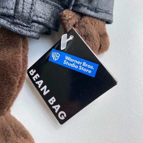 Warner‎ Bros. Taz Biker Bean Bag Plush Looney Tunes Tasmanian Devil 8" - Picture 2 of 5